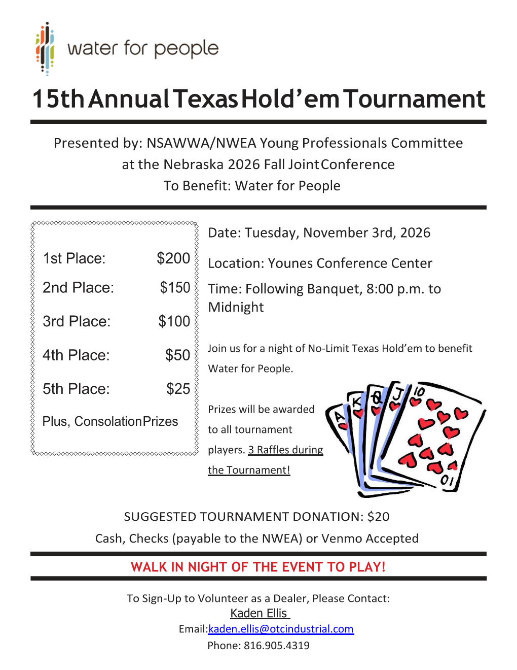2026 JFC Poker Flyer